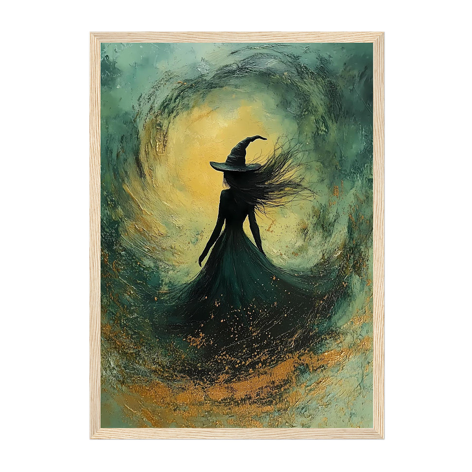 Wizard of Oz Elphaba Art Print: Emerald Wicked Fantasy Decor