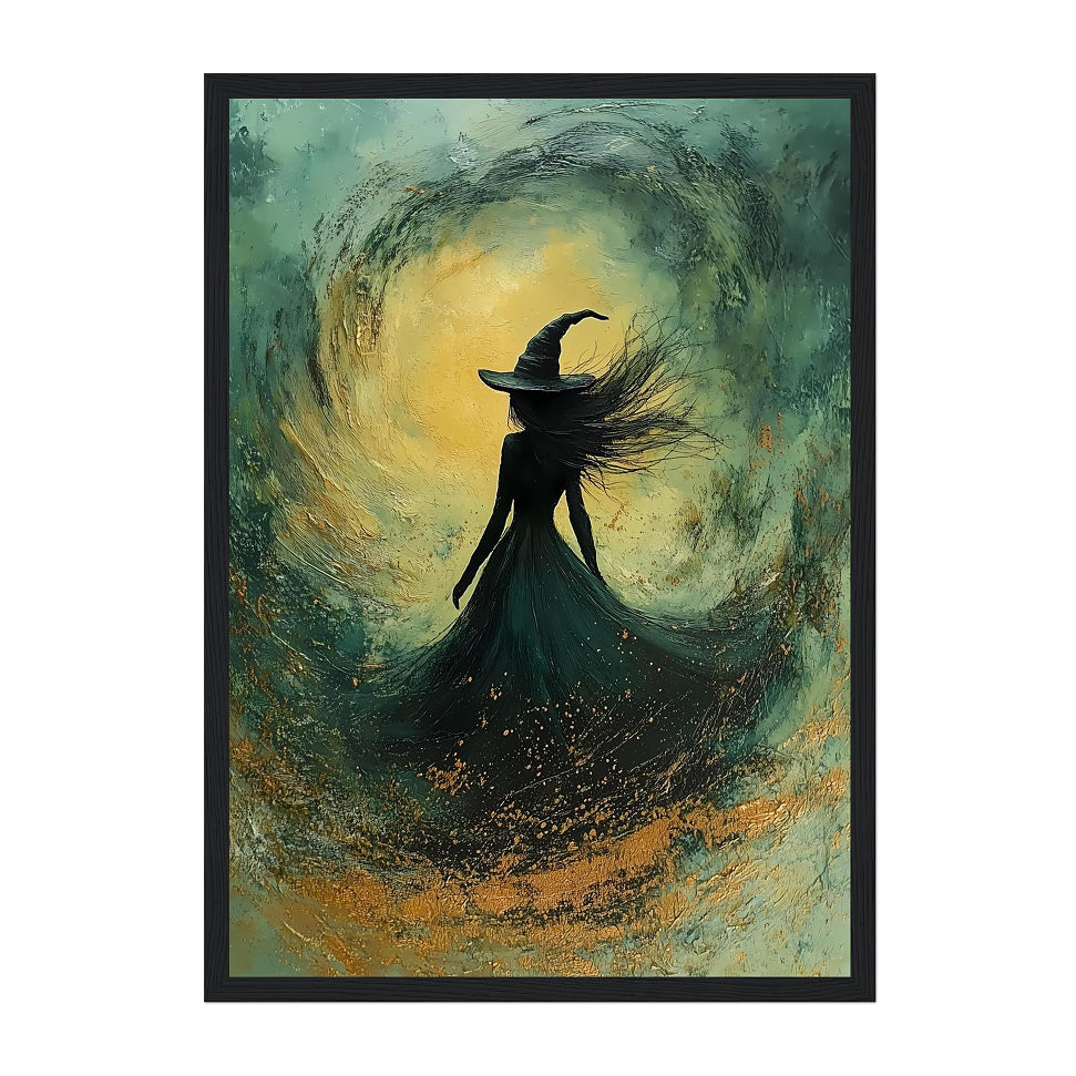 Wizard of Oz Elphaba Art Print: Emerald Wicked Fantasy Decor