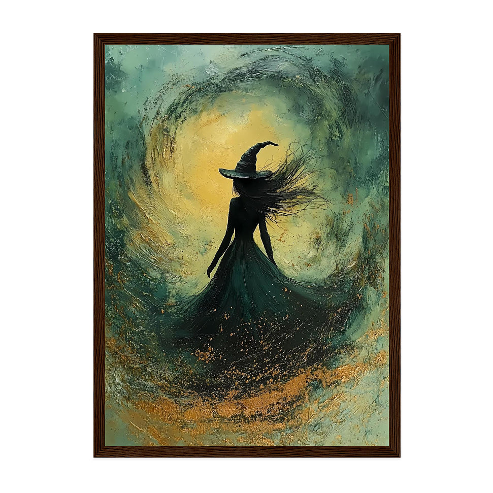 Wizard of Oz Elphaba Art Print: Emerald Wicked Fantasy Decor