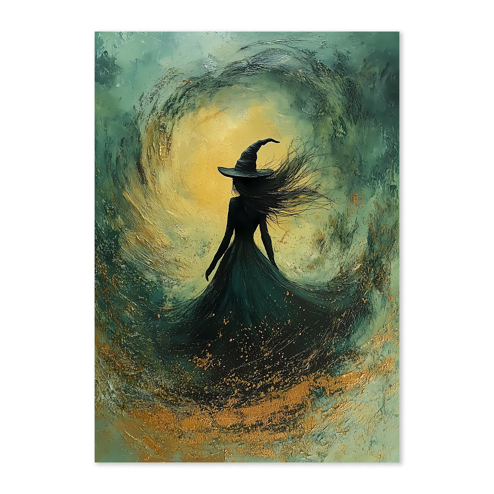 Wizard of Oz Elphaba Art Print: Emerald Wicked Fantasy Decor