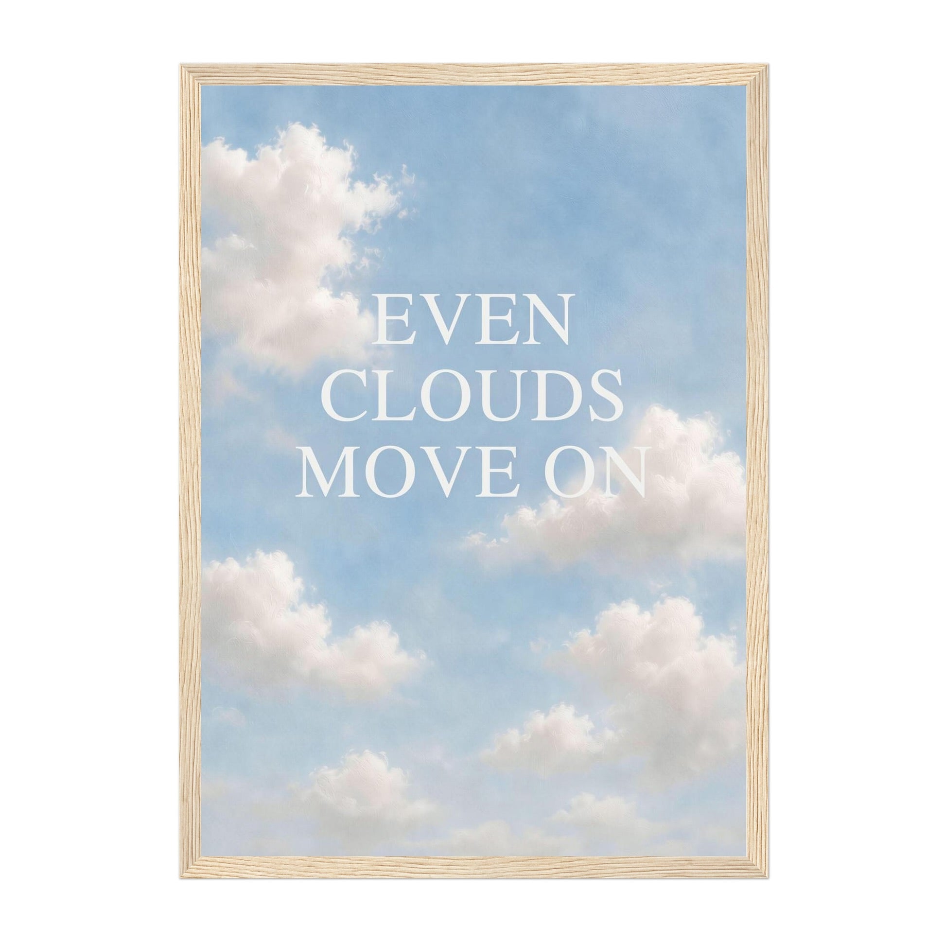 Inspirational Sky And Clouds Quote Wall Art