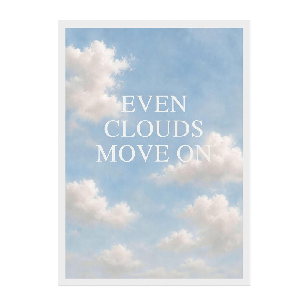 Inspirational Sky And Clouds Quote Wall Art