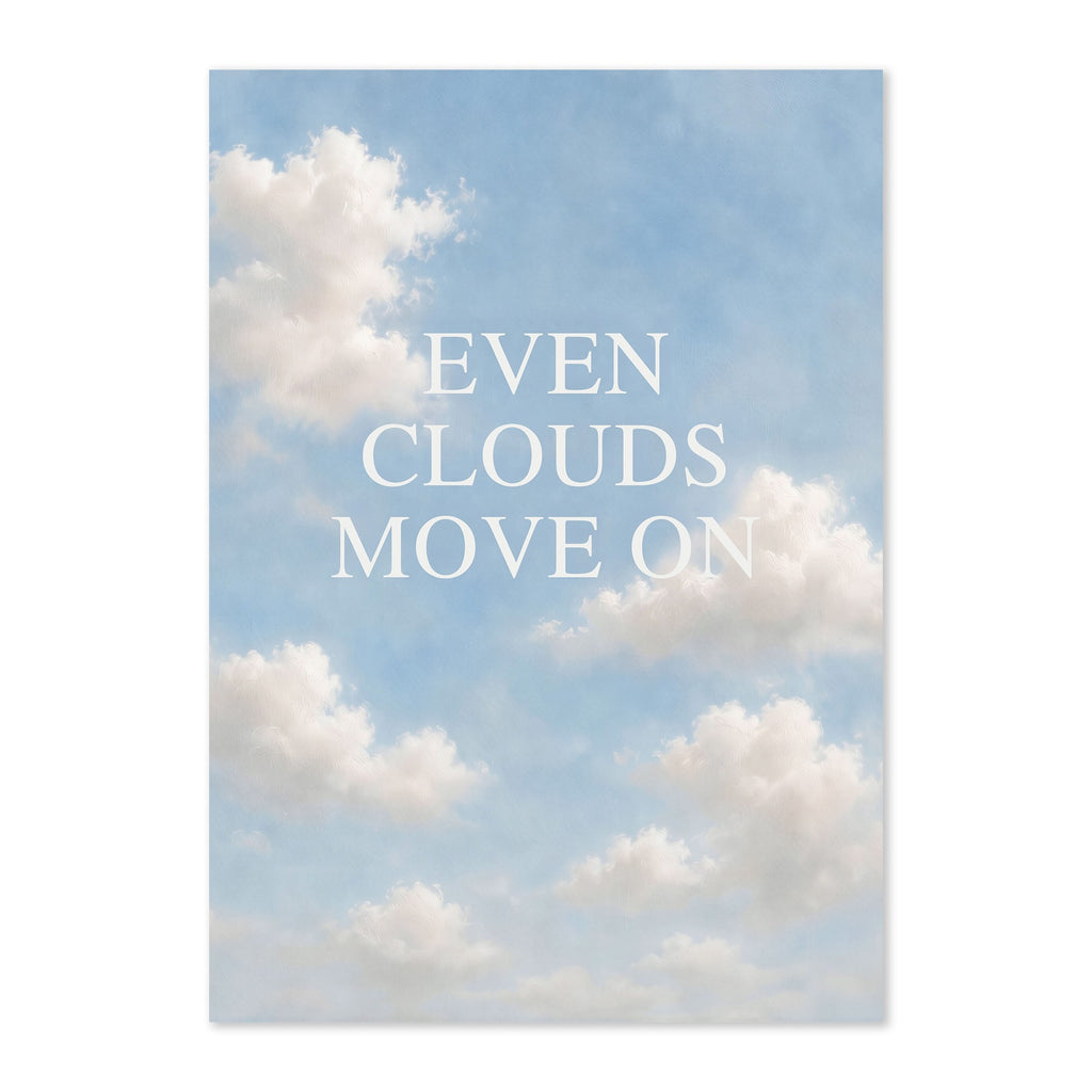 Inspirational Sky And Clouds Quote Wall Art