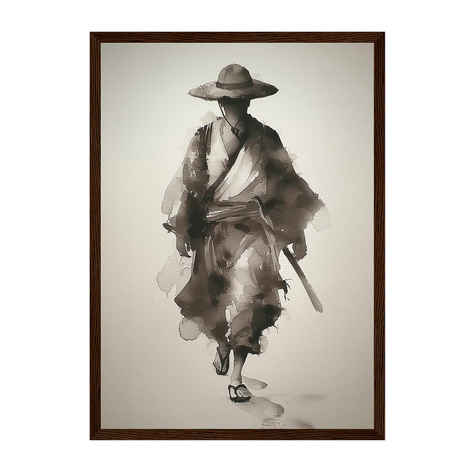 Anime Ink Wash Mugiwara Art Print: One Piece Straw Hat Legacy Scene