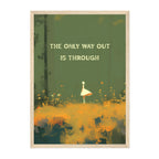 Inspirational Forest Art Print: Motivational Quote Wall Decor