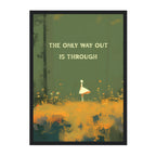 Inspirational Forest Art Print: Motivational Quote Wall Decor