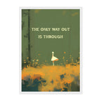 Inspirational Forest Art Print: Motivational Quote Wall Decor