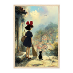 Kiki's Delivery Service Studio Ghibli Anime Art Print