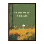 Inspirational Forest Art Print: Motivational Quote Wall Decor